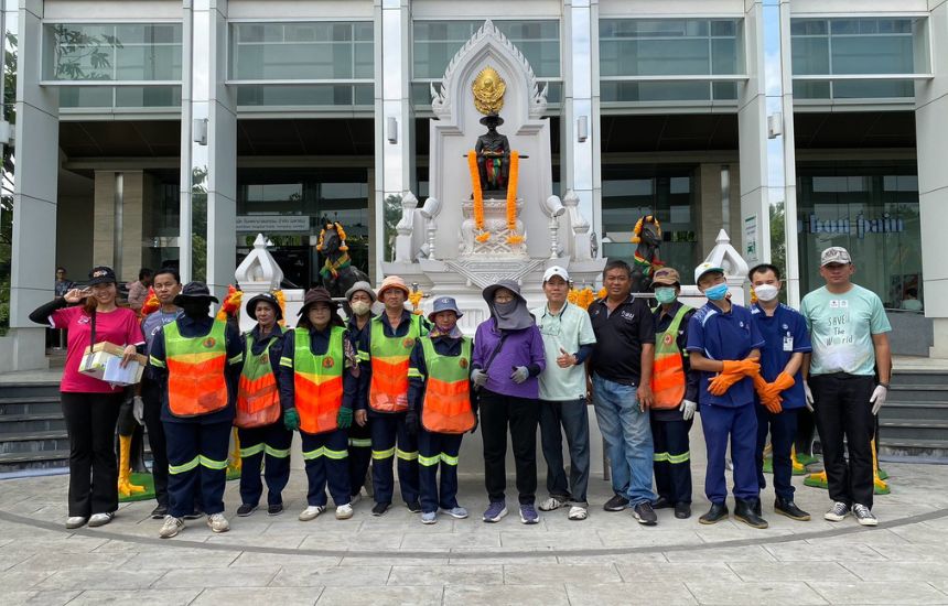 โรงพยาบาลนครธน จัดกิจกรรมขยะกำพร้าสัญจร ครั้งที่ 58